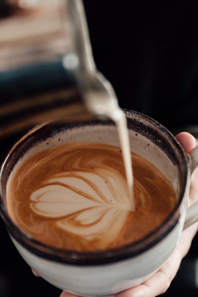 coffee, cappuccino, barista, caffeine, milk, latte art, coffee cup, latte, drink, espresso, cup, oat milk, breakfast, coffee art